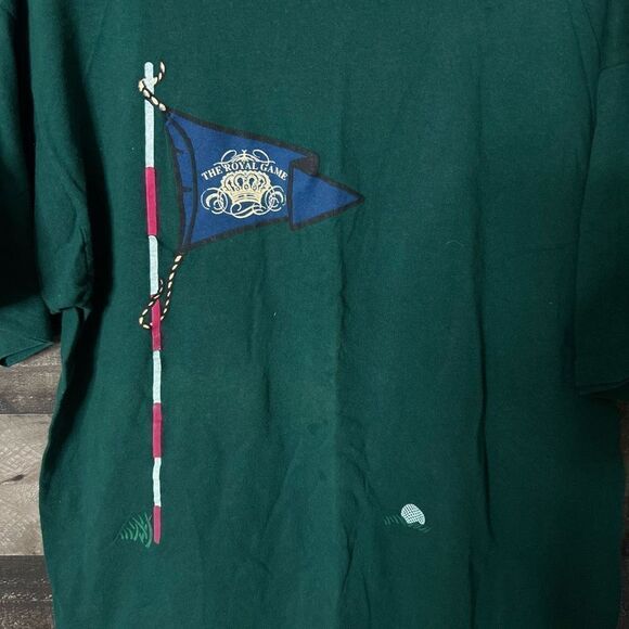 VTG Cable Sportswear Golf T Shirt Large - Picture 2 of 4